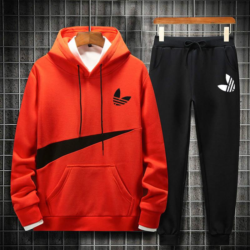 Ropa deportiva clásica para hombres Traje de sudadera con capucha  Pantalones de dos piezas Juego de dos piezas comprar a buen precio —  entrega gratuita, reseñas reales con fotos — Joom
