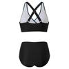 Print Two Piece Bikini Bra for Women Swimwear Tops Full Coverage Push Up Crop Bikini Bra Fashion New Bathing Suits