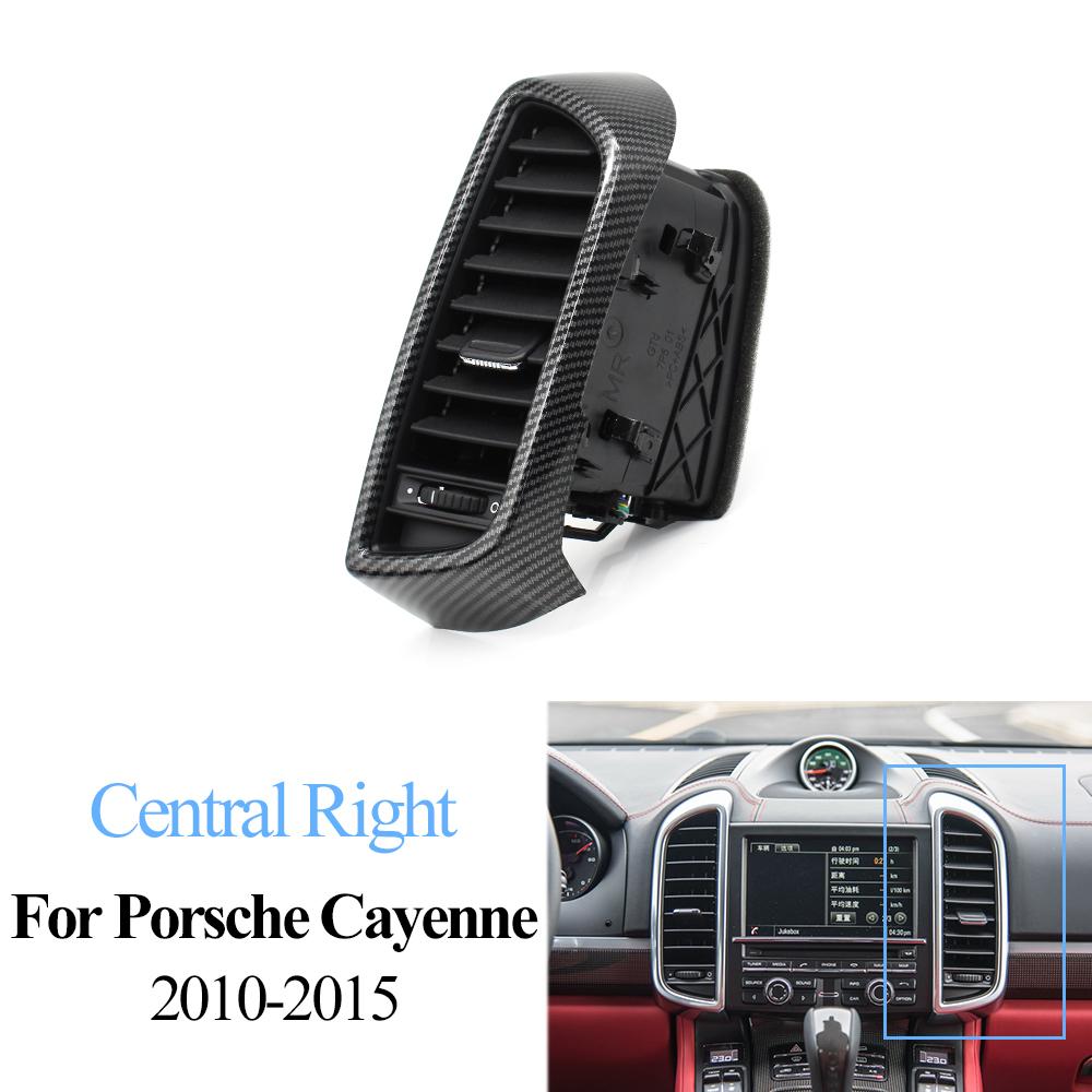 Carbon Vorne Links Rechts Zentrale Hinten Klimaanlage AC Vent Grille Outlet Komplette Baugruppe Für Porsche Cayenne 7P5