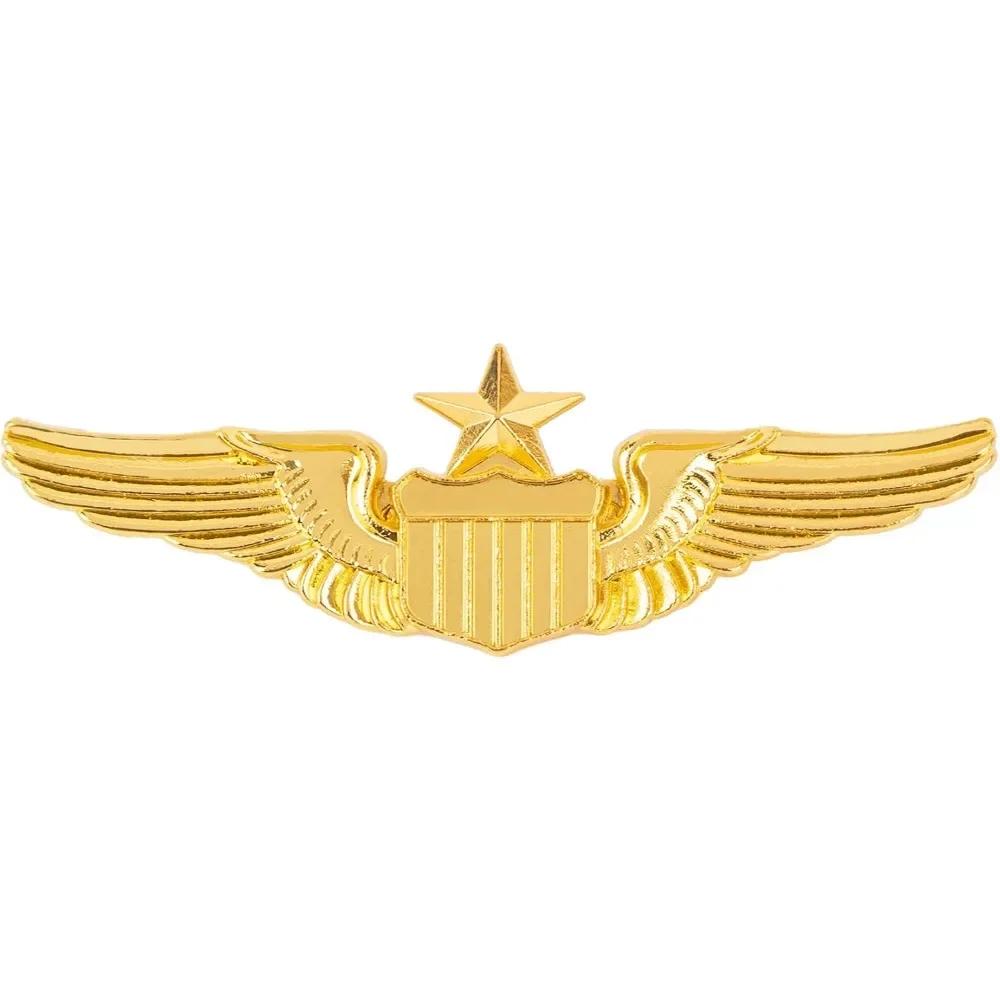 1PC  Badge Spread Wings Eagle Medal Brooch Pin Backpack Hat Bag Collar Lapel Pin Fashion Jewelry Accessories