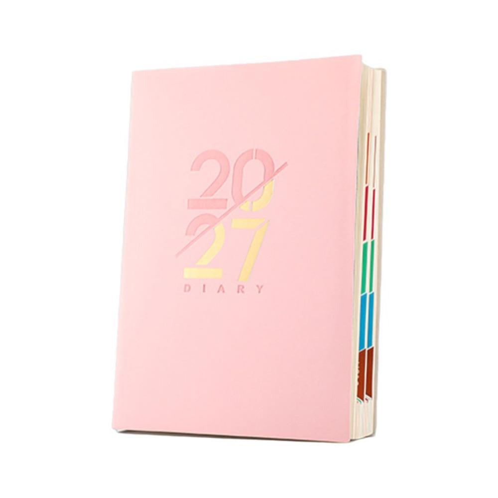 12 Months 2027 Schedule Planner Notepad Wear-resistant To-do List Notebook Travel