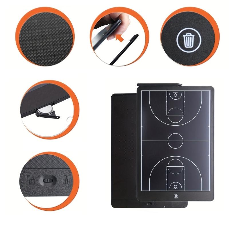 Tactically Coaching Whiteboard Reusable Panel Drawing Board Soccer Tactic Board for Athletic Strategy Development
