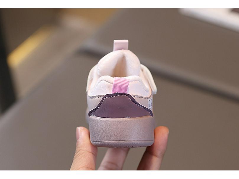 Toddler Winter Velvet Shoes, Soft Non-Slip Soles, Thickened for Beginners, Ages 1-2