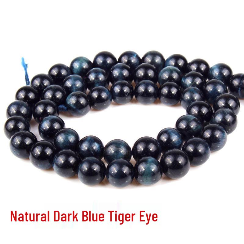 A-Grade Colored Tiger Eye Round Loose Beads for DIY Jewelry Making