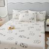Bettlaken 100% Baumwolle Cartoon Tiere Hund Katze Bedruckt Doppel Top King Laken für Mädchen Jungen Kinder Einzel Queen King Size Bettwäsche