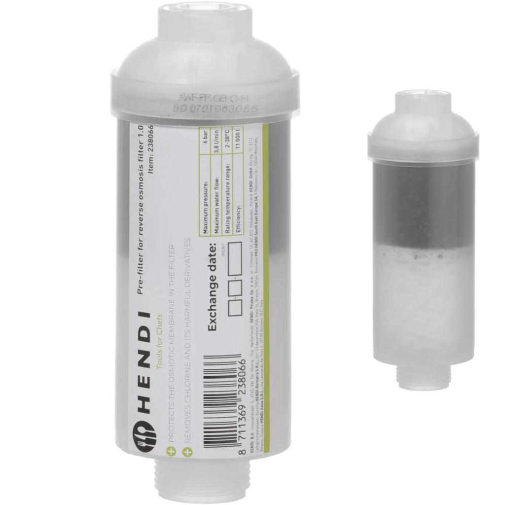 Pre-filter insert for reverse osmosis filter 10
