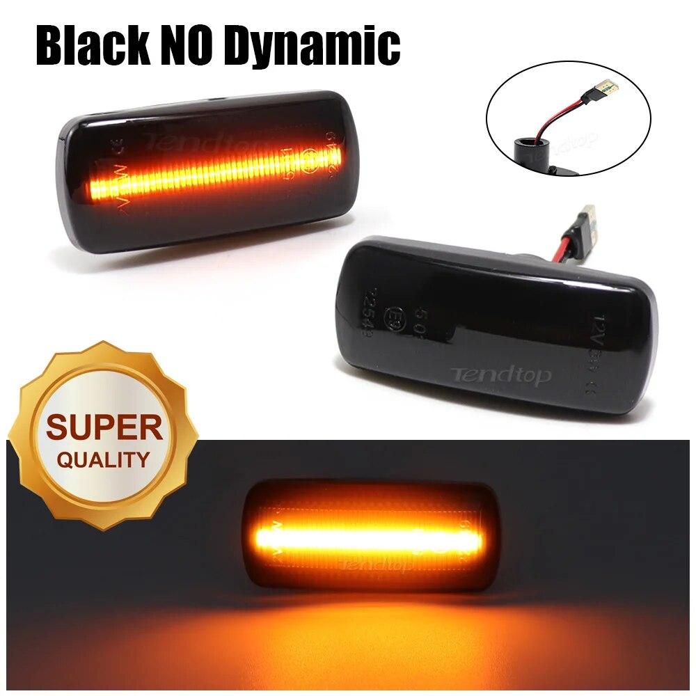 

Динамический светодиодный мигающий указатель поворота, боковой габаритный фонарь для Dodge Caliber Nitro Avenger Charger Lancia Flavia Grand Caravan Chrysler No Dynamic Black