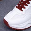 Women Breathable Mesh Platform Sneakers Thick Sole Lace Up Non Slip Casual Walking Shoes