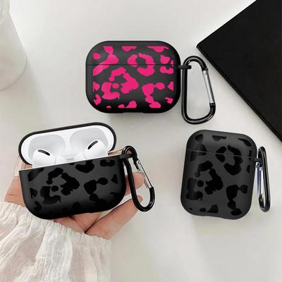 Case For Airpods Pro3 1 3 2 4 Pro Pro2 Earphone Cases Cover Leopard Print
