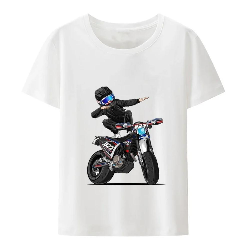 Funny Rider  T-shirt for  Men  Top  Casua Vintage     Graphic T Shirts  Boy   Harajuku  Street Fashion Camisa
