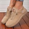 Stivali da Donna Mid Top per l'Estate Stile Britannico Retro Antiscivolo Scarpe da Lavoro Design alla Moda e Lussuoso Mocassini da Coppia