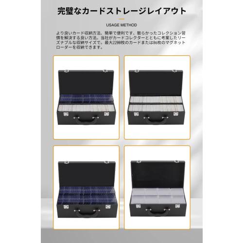 HG CHASING TRIBE Deck Case, Trading Card Case, Holds 2200 Cards [2025 Latest Upgrade] Magnetic Loader Case, Game Card Storage Box, Card Case, Trading