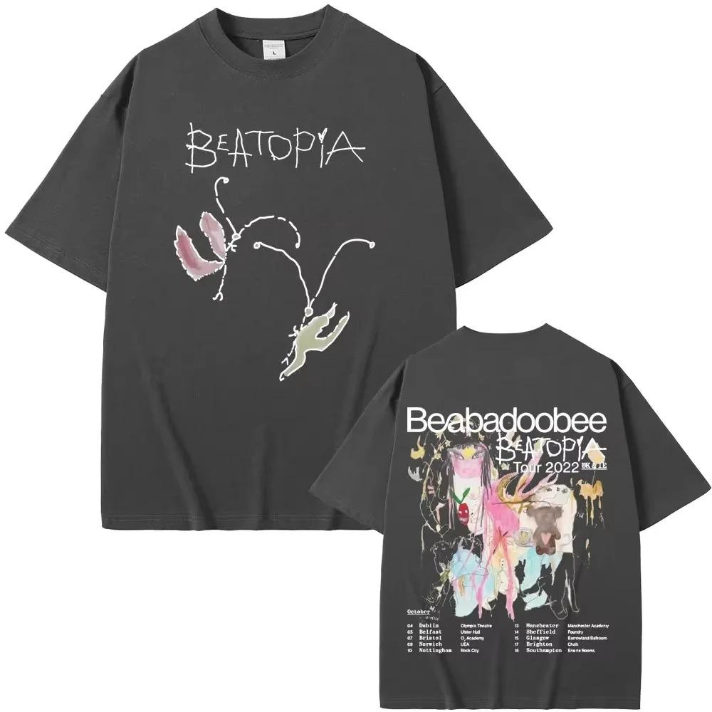 Beabadoobee Beatopia Tour 2026 Tričko Léto Unisex Móda Harajuku Styl 100% Bavlna Volný Street Style Estetické Trička