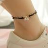 PANJBJ 925 Silver Color Mosubi Zircon Anklet For Women Girl Simplicity Retro Exquisite Jewelry Birthday Gift Dropshipping