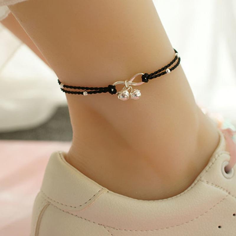PANJBJ 925 Silver Color Mosubi Zircon Anklet For Women Girl Simplicity Retro Exquisite Jewelry Birthday Gift Dropshipping
