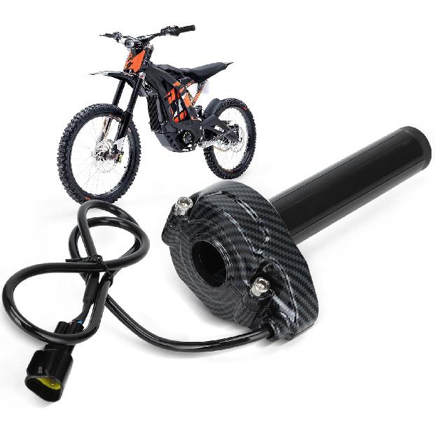 Electric Dirt Bike Twist Throttle Assembily with Cable for Surron Sur ron Light Bee S/X LBX X260 E-Ride PRO SS 2.0 3.0 Carbon Fiber