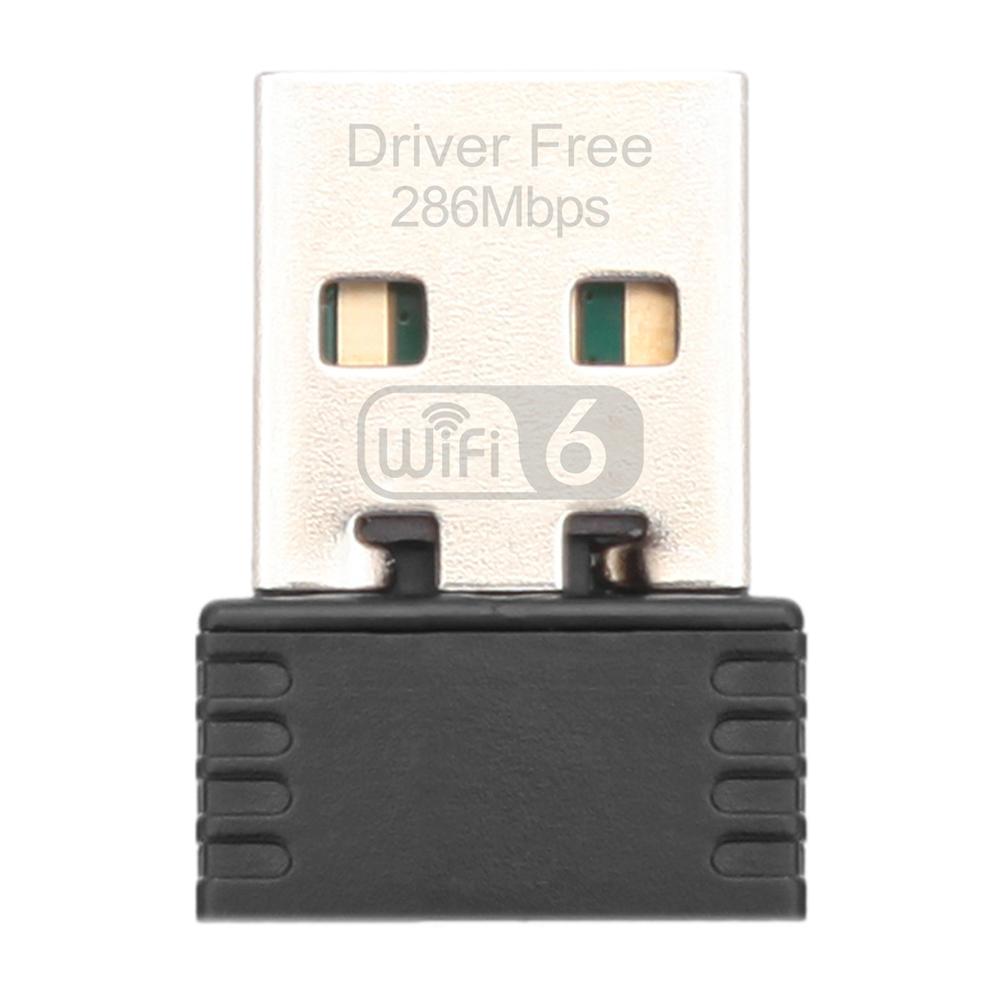 

WIFI6 USB-ключ Wi-Fi-адаптер 286,8 Мбіт/с 2,4 ГГц Mini WiFi-ключ для ноутбука