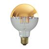 [Siphon Ball 95 Gold Mirror LED Bulb LDF35D] 3-Year Warranty, Color Temperature: 2200K, E26, Warm Warm White, Gold Glass, Retro, Antique, Industrial,