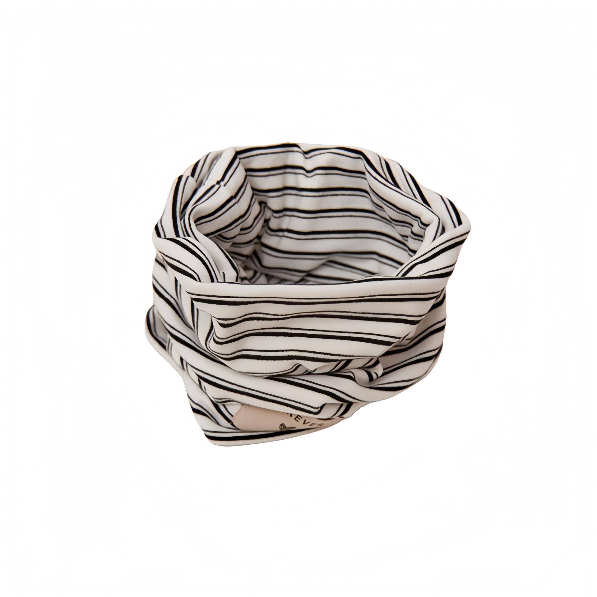 Унисекс полосатый флисовый бафф: Готовый к зиме, ветрозащитный шарф для велоспорта