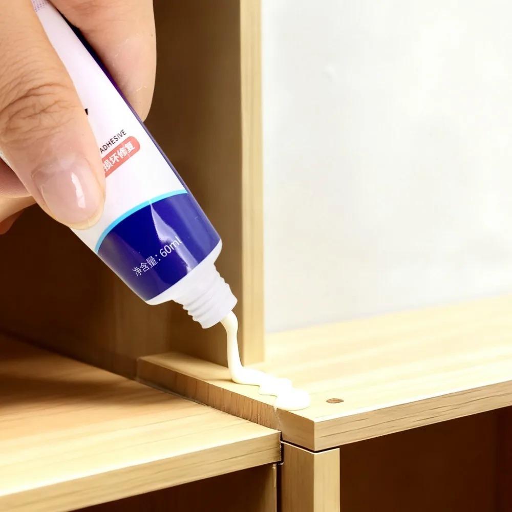Wooden Decorative Strip Super Glue Special Adhesive for Wood Floor Edging Strip Flooring Woodworking Quick Drying White Latex