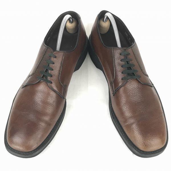 Tillverkad i Irland/Vintage från före 90-talet/Tjänsteskor i läder/10.5C/27.0-28.0/Brun/(BEGAGNAD)