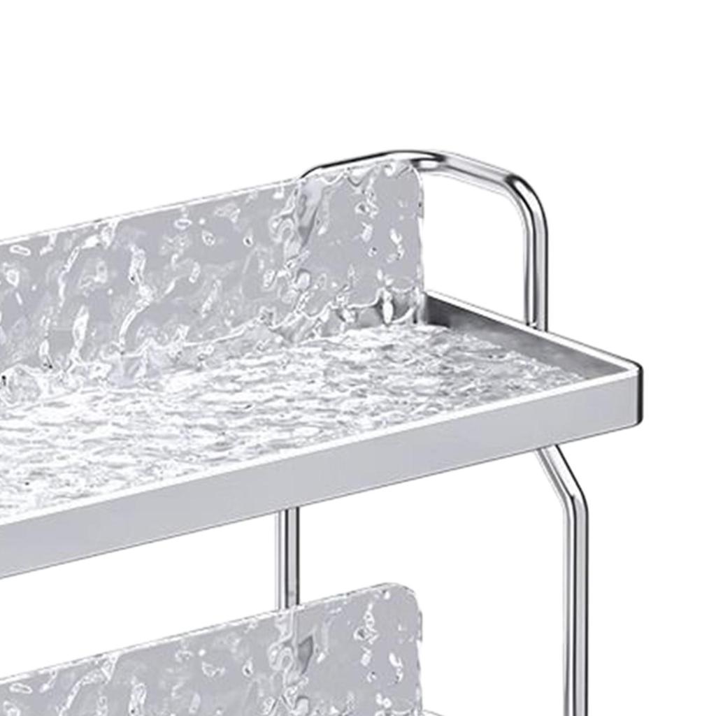 Bathroom Storage Rack Cosmetic Tray Jewelry Organizer Multipurpose Tea Cup Holder