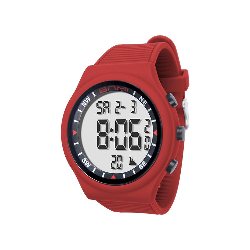 Customizable Logo Luxury Charm Waterproof Digital Dial Sport Watches LED Display 39mm 3BAR Water Resistant Glass Dial Window