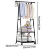 1PC Floor-Mounted Thick Triangular Hat Rack, Clothes Drying Rack, Household Hanging Clothes Rack, Storage Frame