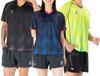 Nittaku Table Tennis Game Rayslash Sizes JTTA Size NW2225 Shirt, Shirt, Unisex, Sweat-wicking, Quick-drying, Stretch, 130cm-2XO, Approved, Navy, S,