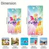 My L-Little P-Pony Full Character Beach Towel, Rainbow Radiant Star Heart Microfiber Quick Dry Sand Free Kids Swim Towel