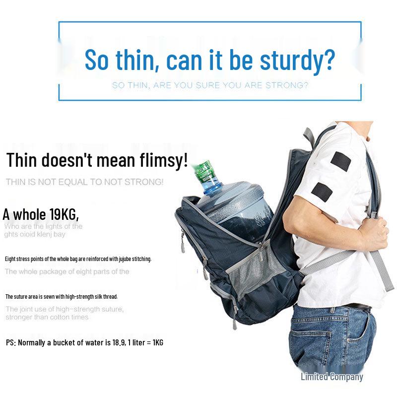 Ultralight Waterproof Foldable Backpack - Travel & Hiking Shoulder Bag for Men & Women