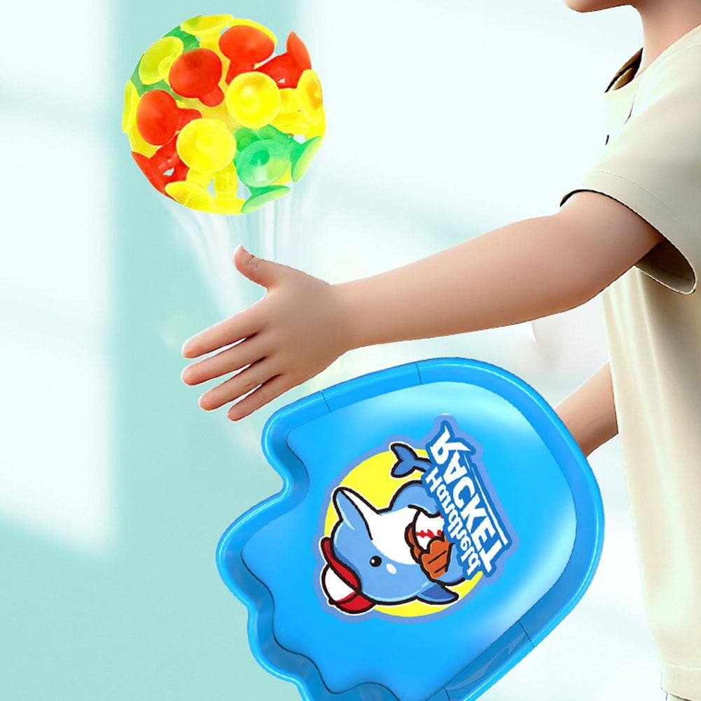 Light Up Sticky Ball Toss and Catch Game Suction Cup Target Balls Parent Child Interaction Outdoor Beach Yard Playground Sports Toys