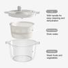 2 in 1 Salad Dryer Large Capacity Food Strainer Vegetable Salad Spinner  Vegetable Washing
