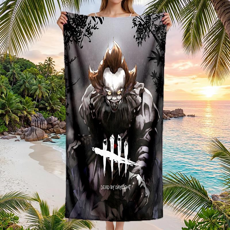 Dead Daylight Fashion Beach Towel: Ideal for Summer Adventures Soft, Absorbent and Quick Drying Suitable for Swimming and Bathing