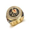 Vintage 316L Stainless Steel Saint St. Benedict Exorcism Rings for Men Boys Fashion Catholic Amulet Jewelry Gifts Dropshipping