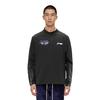 Li Ning Serie CBA Equipo de Pekín Sudadera Casual Deportiva de Cuello Alto Pulóver Manga Larga para Hombre Negro ATLT169-1
