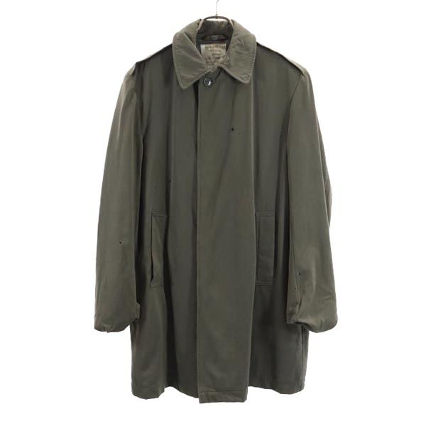 

VINTAGE military Stainless collar coat 164/100 khaki Men s Used