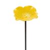 Iron Floral Sculpture Bee Watering Station Rust-resistant Wavy Curved Petal Butterfly Water Feeder UV Resistant Handcrafted