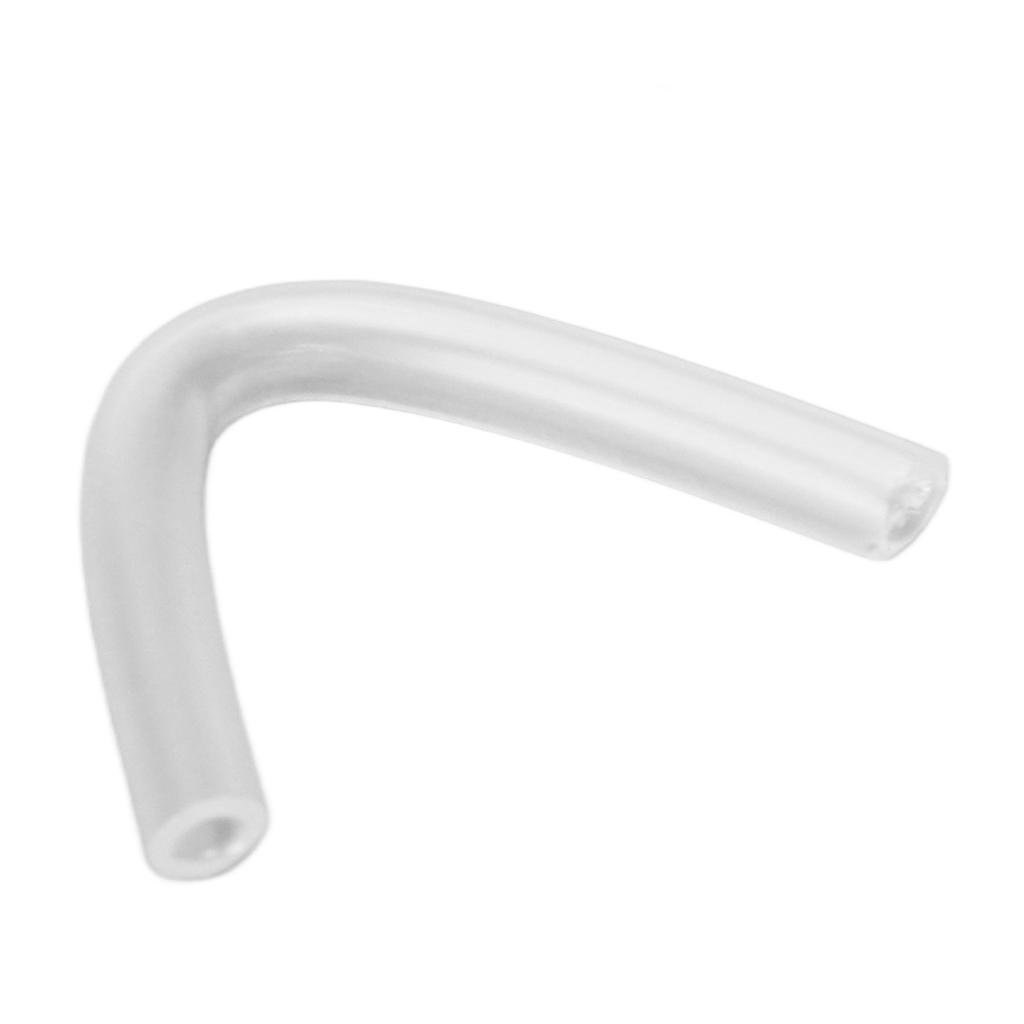 10pcs Tubo para Aparelho Auditivo em Forma de V Transparente de Substituição PVC Tubo de Som para Fones de Ouvido de Aparelho Auditivo