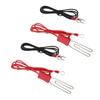 Easy Install Electric Fence Tape Connector Red and Black Electric Tape Connector