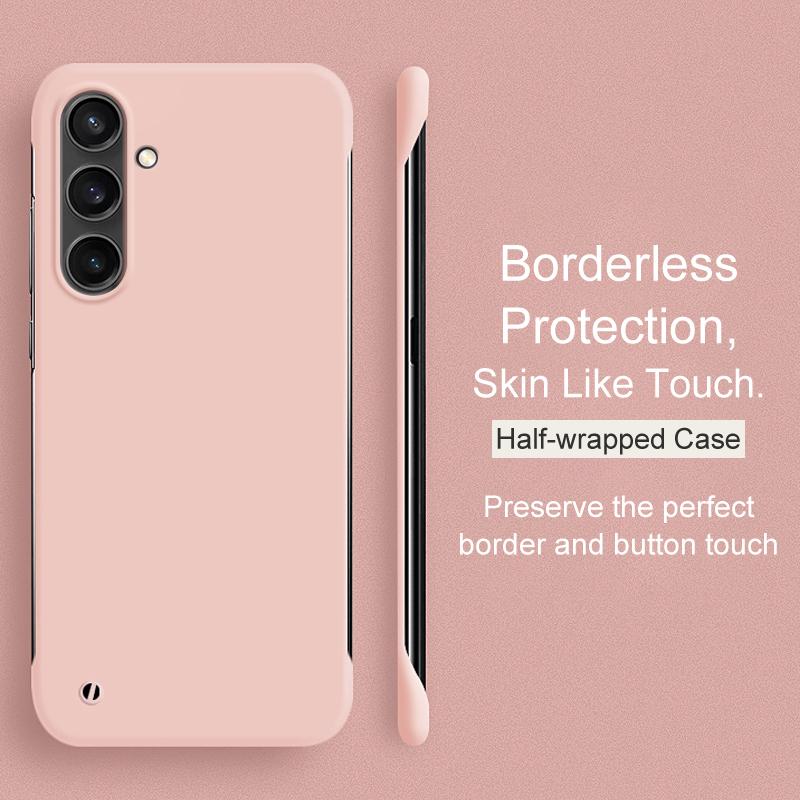 Borderless Candy Color Hard PC Case For Samsung Galaxy S26 Ultra S25FE S24 S23 S21FE S22 Ultra-Thin Matte Cover
