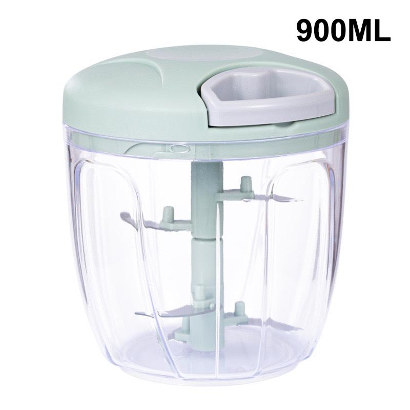 500/900Ml Manual Meat Mincer Garlic Chopper Rotate Garlic Press Crusher Vegetable Onion Cutter Kitchen Cooking Accessories