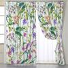 2 Panels Tropical Plants Palm Coconut Tree curtains Sunset Curtains for Bedroom Living Room Kitchen Floor-to-ceiling Windows