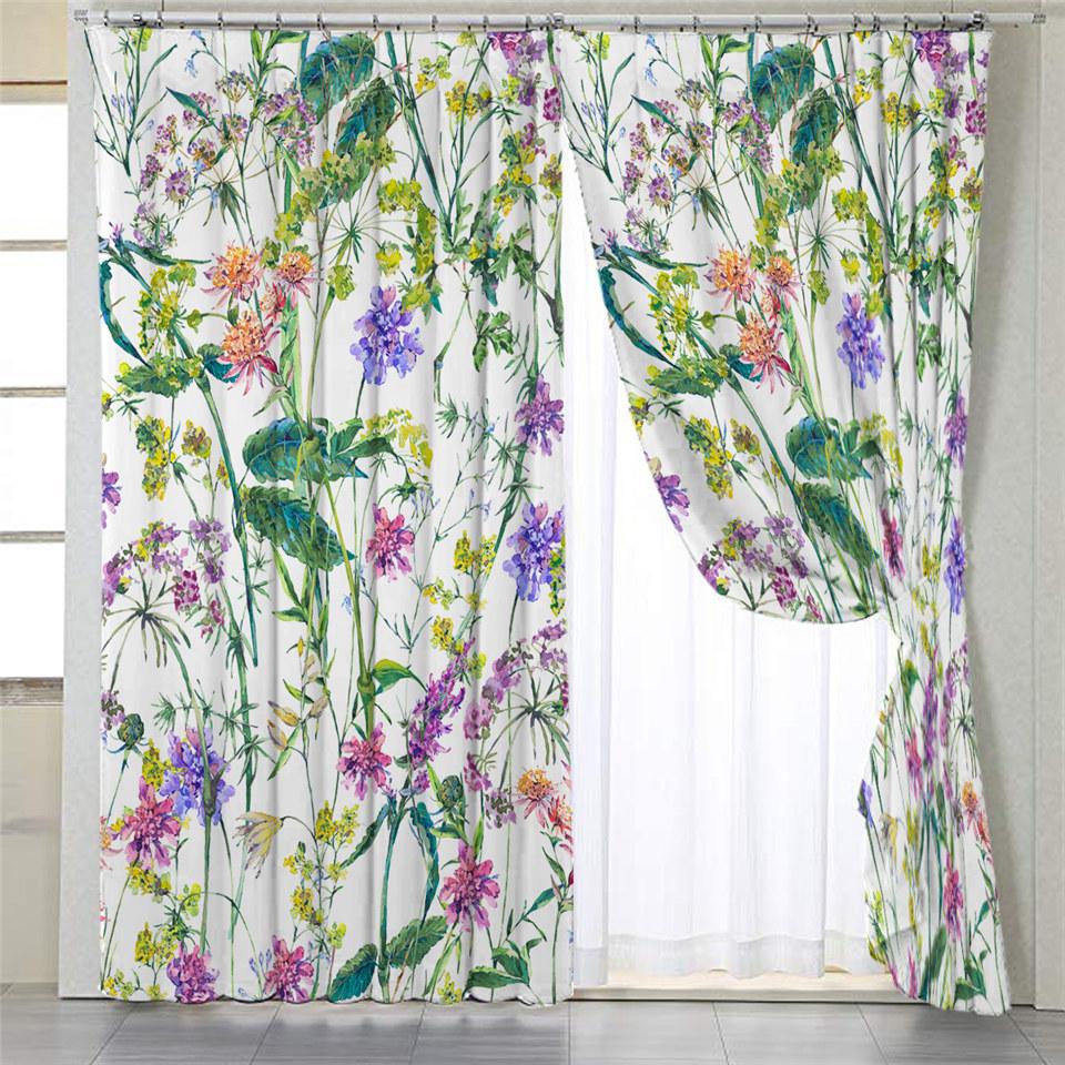 2 Panels Tropical Plants Palm Coconut Tree Curtains Sunset Curtains for Bedroom Living Room Kitchen Floor-to-ceiling Windows