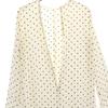 Unused Mila Owen Dot Pattern Long Sleeve See Through One Piece Polka Dot Women Used