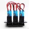 12V / 24V 3 Gang Car Charger for boat Switch Panel