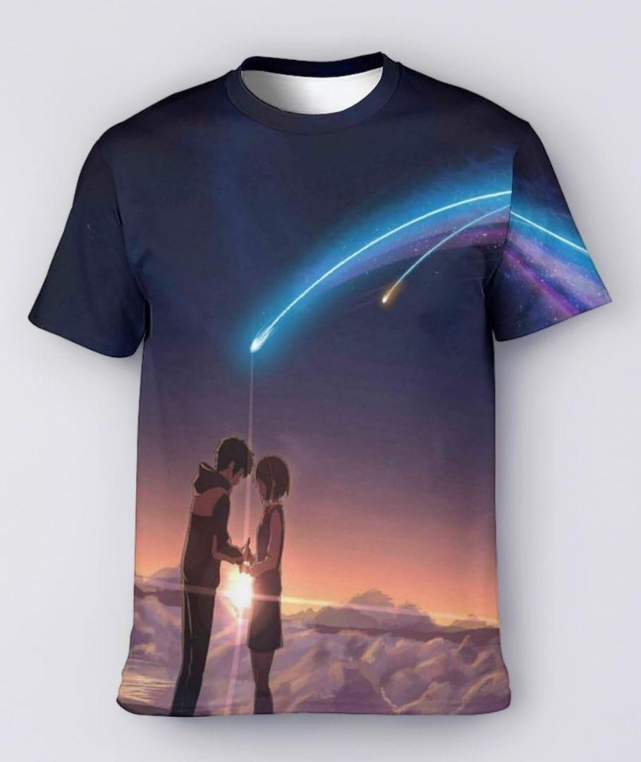 

[USED] Your Name Makoto Shinkai Mitsuha Miyamizu Taki Tachibana Shirt Graphic T-shirt
