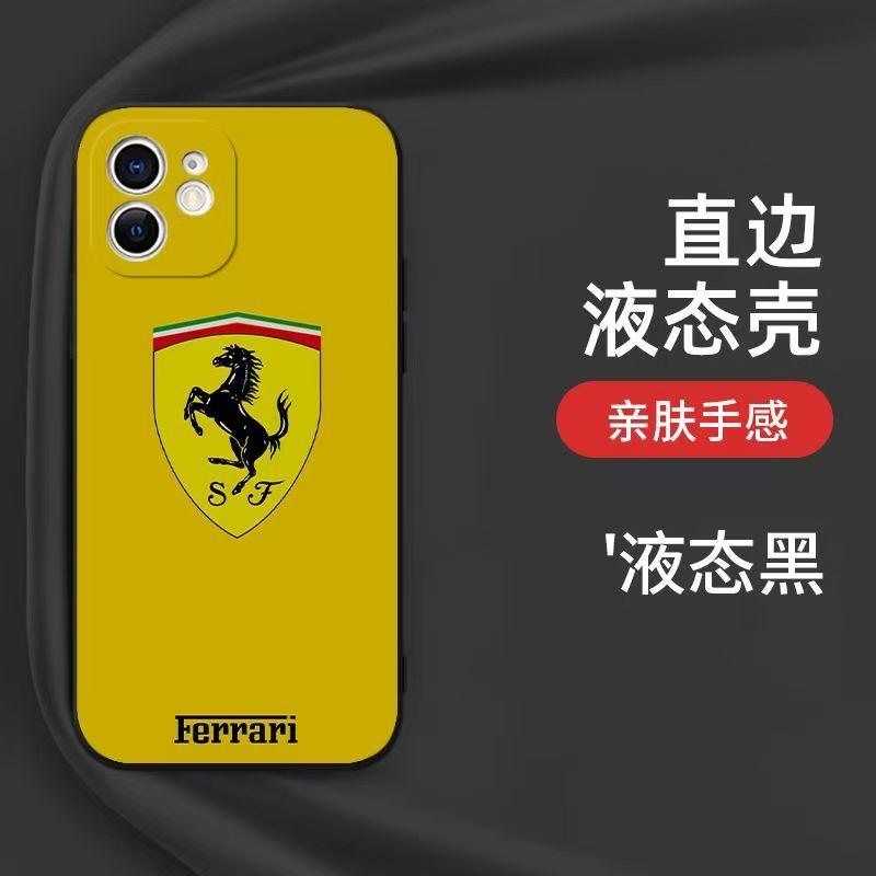 Car Mobile Phone Case for Apple 13 Huawei Mate40 iPhone12promax For Ferrari SF90 Teams SJ Scuderia Ferrari Roma 488 Portofino F8 NBA2