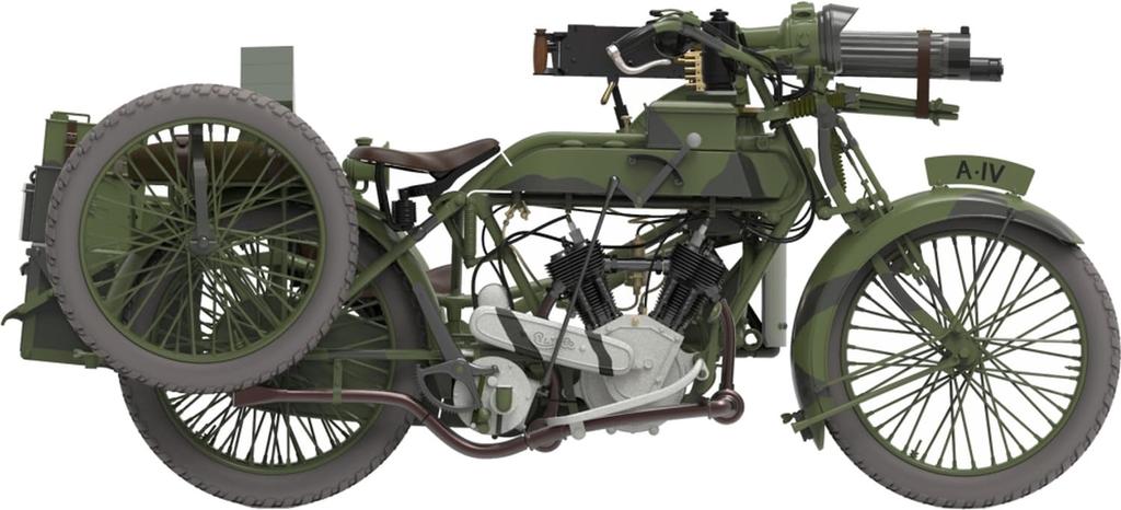 Copperstate Models Motorcycle 3D Printer Kit COPB32003 1/32 Vickers-Clynow MK.IV (Military Vehicle)