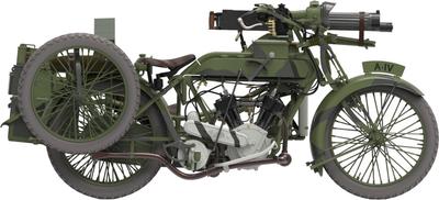 Copperstate Models Motorcycle 3D Printer Kit COPB32003 1/32 Vickers-Clynow MK.IV (Military Vehicle)